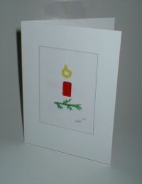 Kerze (Weihnachtskarten 2010)